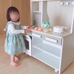 フリルエプロンワンピース