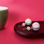 はんなり京てまり飴 ピアス✧イヤリング