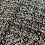50cmカット/カットワーク生地/刺繍生地/黒/①