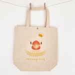 B品 《白文鳥》鳥貴族トートバッグM