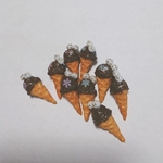 ミニチュア シマエナガのアイス🍦落ちてないアイス  