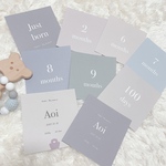 マンスリーカード♡ラテカラー♡正方形ver.♡月齢フォト