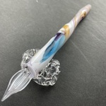 短いマーブルガラスペン