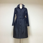 大島紬のスプリングコート　　　　着物リメイク