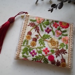 インド刺繍リボンポーチ(178)