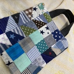 ハンドメイド  パッチワーク手提げかばん♪あきんちゃんママのハンドメイド バック トートバッグ