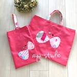 1点物❤️パッチワークレッスンバッグ セット ▷◁ ちょうちょ