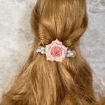 リカちゃん薔薇バレッタ