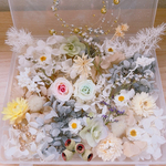 白系花材♡  1点のみ　気まぐれ花材　プリザーブドフラワー花材