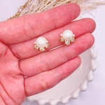 希望のコットンパールピアス(イヤリング)＊Muku＊