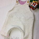 リボン♡ シンプル ニット サロペット 80size