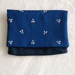 大人っぽいチェリー刺繍　移動ポケット