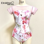 mesh straight leotard【MF003】バレエ　レオタード　エトワリーナ
