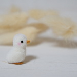 1.9cm ミニミニ ヒヨコちゃん (スノーホワイト)