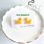 【sale⭐︎】オレンジのバルーンドッグのミニアクセ🎈