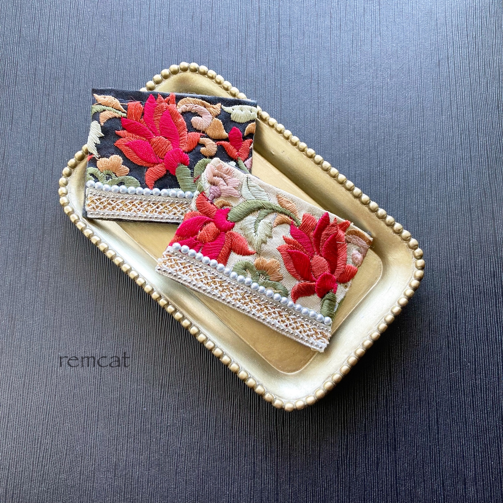 インド刺繍リボン - ヘアピンの人気通販 | minne byGMOペパボ 国内最大