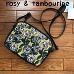 ミナペルホネン　rosyとtambourine  ハンドメイドスクエアショルダー