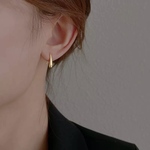 小ぶり シンプルドロップピアス ゴールド