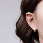 小ぶり シンプルドロップ シルバーピアス silver925