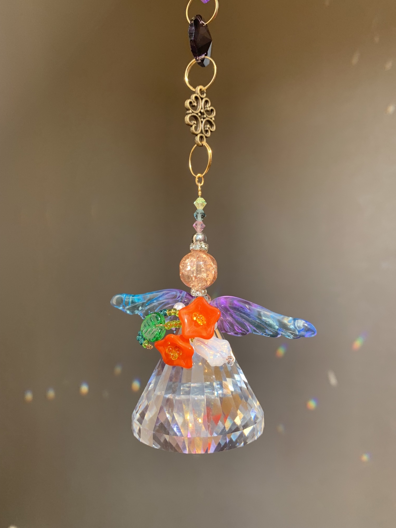 サンキャッチャー♡ハンドメイド「オールスワロ✧︎オーロラ」 サンキャッチャー♡ハンドメイド「オールスワロ✧︎オーロラ」