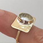 リング「rutile quartz」