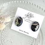 [半額SALE] .*･ﾟ夜花シリーズ ネジバネ式イヤリング.ﾟ･*.