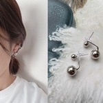 シンプル〻シルバーボールピアス♡