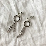 ☆再販☆ フープチェーンピアス