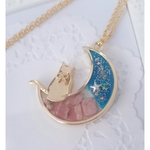 月にゃんこ☆インカローズ：ネックレス（ゴールド：3