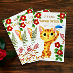 2022年 年賀状「幸せ招く猫」5枚/10枚セット