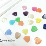20個♡小さなハートのタイルパーツ