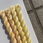グラデーション　刺し子糸　20/4  (細)  橙〜　or  黄色〜　シルケット加工　