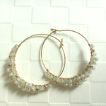 キラキラフープピアス🌟
