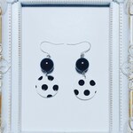 ビーズとドットチップのピアス・イヤリング