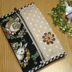 【送料無料】ティッシュ＆マスクケース☆ラビット③