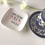 名入れ★バースデーミニプレート