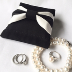 ribbon mini pouch