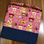 1点のみ‼️ 30×30   お菓子がいっぱい　sweet  座布団カバー&防災頭巾カバー　ピンク