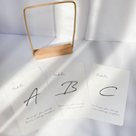 Table Number Card【alphabet①】| テーブルナンバーカード / 結婚式 / 披露宴