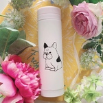 【フレンチブルドッグ水筒】スリムステンレスサーモ(マット)270ml