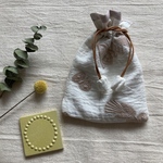 Kielo巾着　すずらん巾着　ミナペルホネンハンドメイド