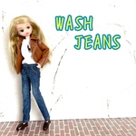 リカちゃん ウォッシュジーンズ  着せ替え服　ブライス