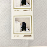 【黒猫ポストカードと切手セット】
