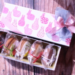 ☆ホワイトデーに☆数量限定☆うさうさBOX☆季節のケーキ5種類入り☆カカオ・レモン・りんご・いちご・ラムレーズン