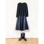 すぐ納品⭐︎タータンチェックロングスカート
