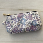 ★ワンコインSALE★ぷっくりポーチ（10） リバティ   Felicite フェリシテ ブルー&パープル
