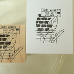 レンガの向こうからのお便り（ラバースタンプ）