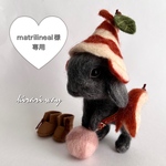matrilineal様専用 オーダーうちのこシリーズ 羊毛フェルト 着せ替えウサギ 