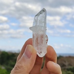 レムリアンシード(レムリア水晶)/ ダブルターミネーテッド(両剣水晶)/ レコードキーパー(Record Keeper)/ タントリックツイン(Tantric Twin) 天然無研磨 S00474 