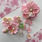 桜クリップ　卒業式　ひな祭り